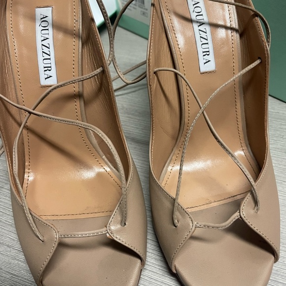 Aquazzura Rebel Sandal 105 BEIGE - Picture 7 of 8